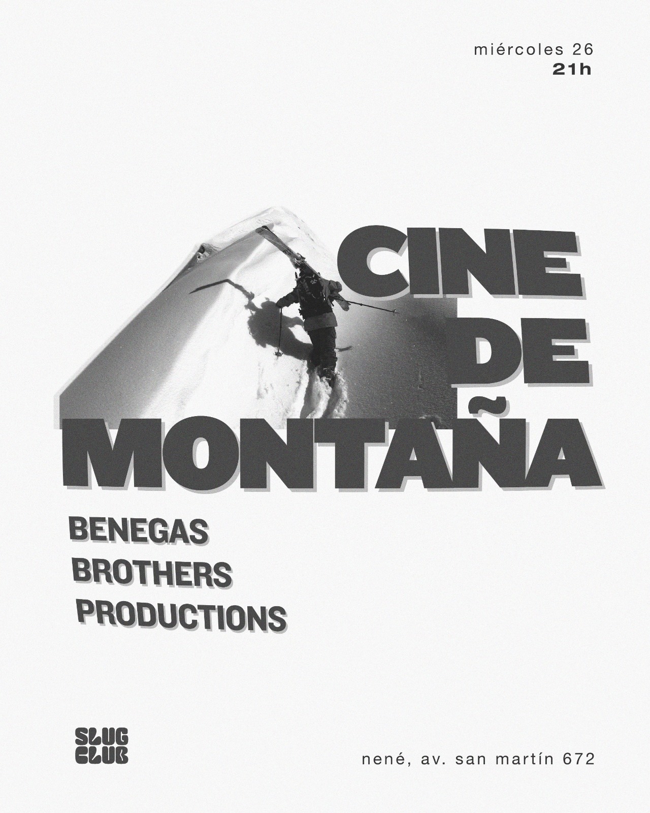 Projection in Bariloche – Mountain Cinema